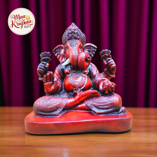 Shree Ganesh ji brown colour idol 869