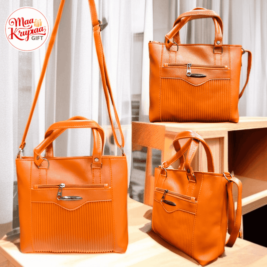 CLASSIC TEXTURED FRONT ZIP HANDBAG 1438 LP17