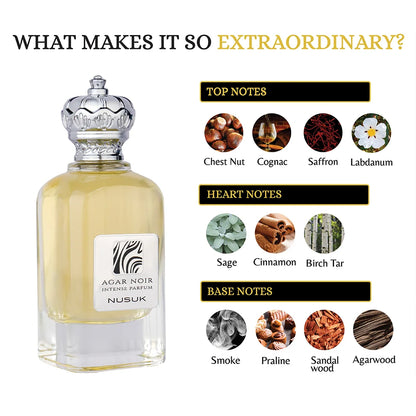 AGAR NOIR INTENSE PARFUM ( 100ML ) By NUSUK