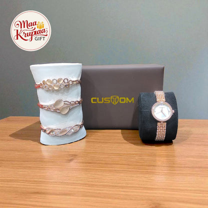 CUSTOM WATCH & BRACELET GIFT SET W46
