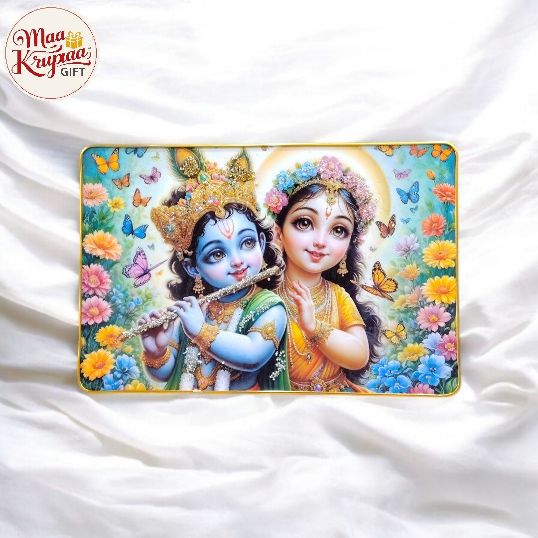 Radha Krishna photo frame W257