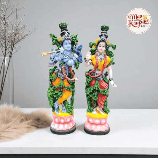 MULTICOLOR RADHA KRISHNA PREMIUM IDOLS 283