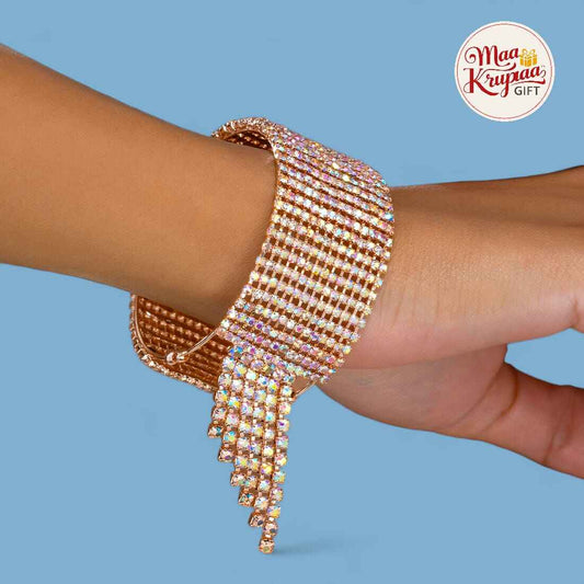 FANCY RHINESTONE HAND BRACELET 1441