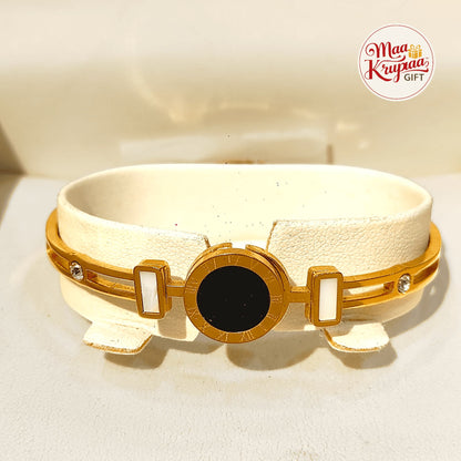 ZAMEL'S BLACK DIAL ROYAL BRACELET 1252 J10