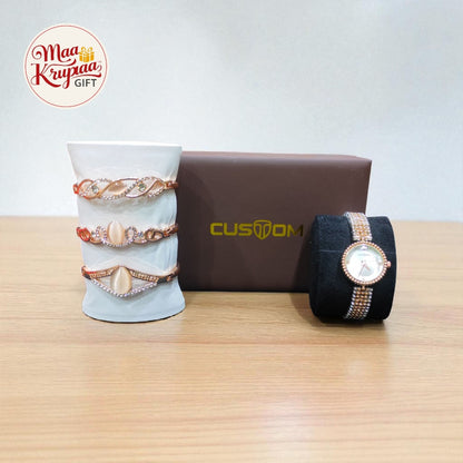 CUSTOM WATCH & BRACELET GIFT SET W41