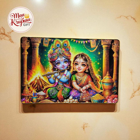 BALRADHA-KRISHNA PREMIUM HOME DECOR WALL FRAME 120